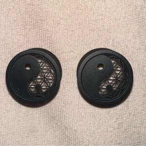 Yin Yang Wooden 3/4 inch plugs